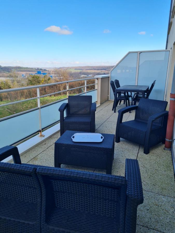 Le Panorama, Echappee Mer Dieppe & Parking Prive Apartman Rouxmesnil-Bouteilles Kültér fotó