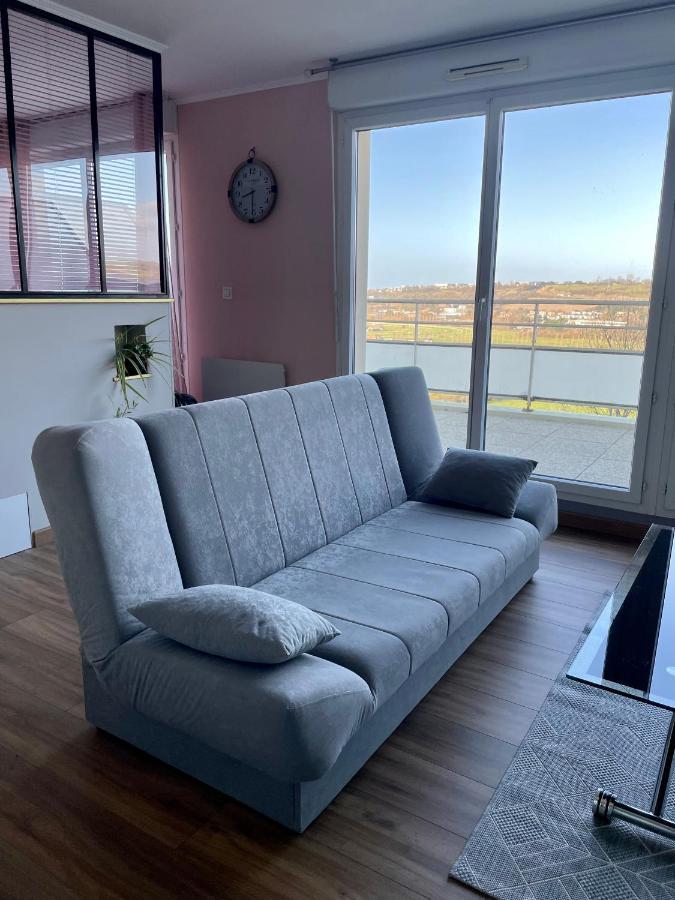 Le Panorama, Echappee Mer Dieppe & Parking Prive Apartman Rouxmesnil-Bouteilles Kültér fotó